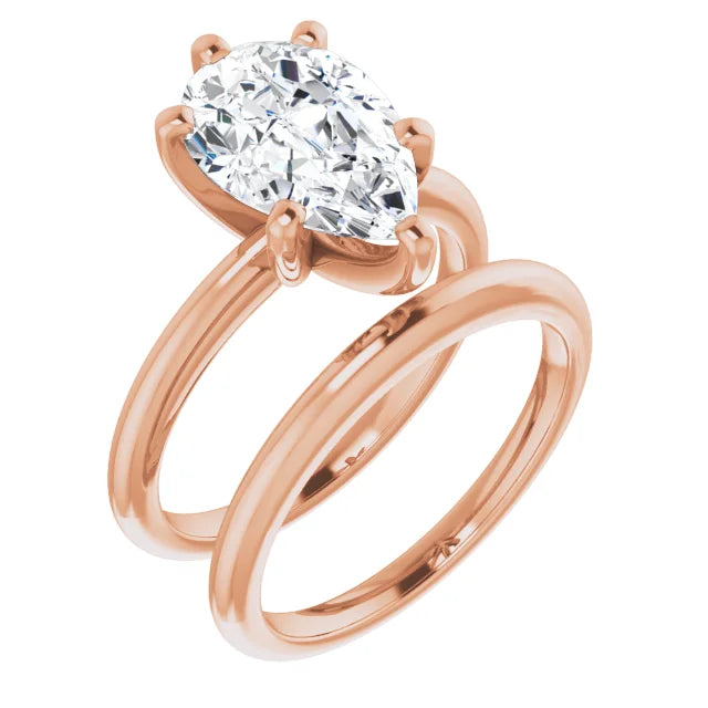 Classic Pear Solitaire ♦ 2.75 CT
