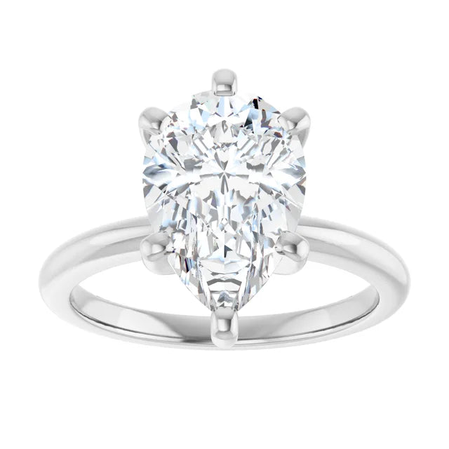 Classic Pear Solitaire ♦ 2.75 CT