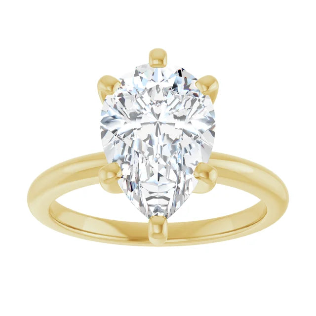 Classic Pear Solitaire ♦ 2.75 CT