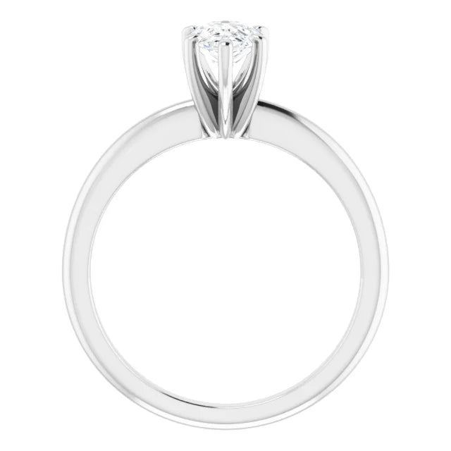Classic Pear Solitaire ♦ 0.75 CT