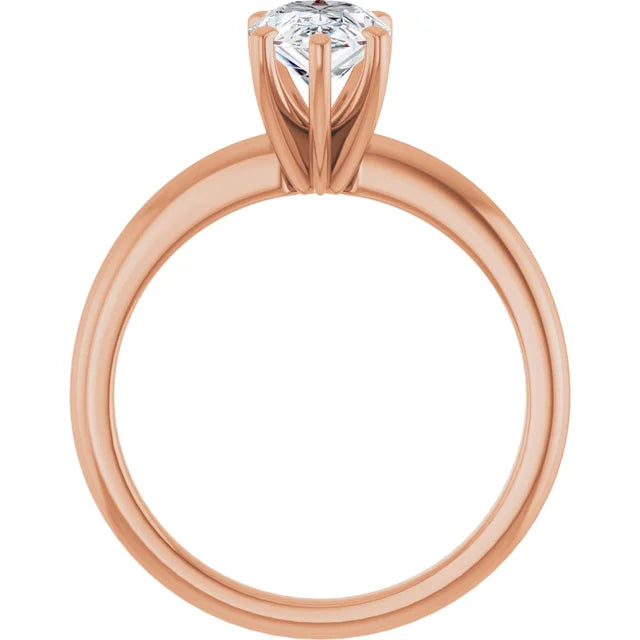 Classic Pear Solitaire ♦ 1.0 CT