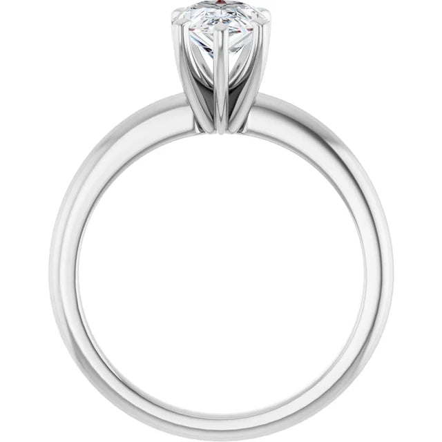 Classic Pear Solitaire ♦ 1.0 CT
