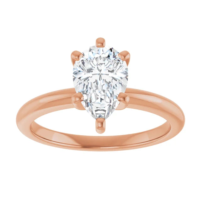 Classic Pear Solitaire ♦ 1.2 CT