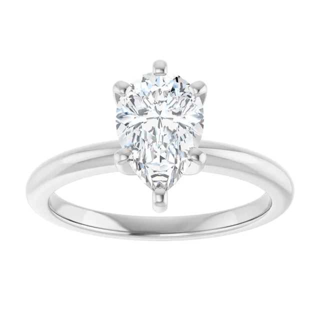 Classic Pear Solitaire ♦ 1.2 CT