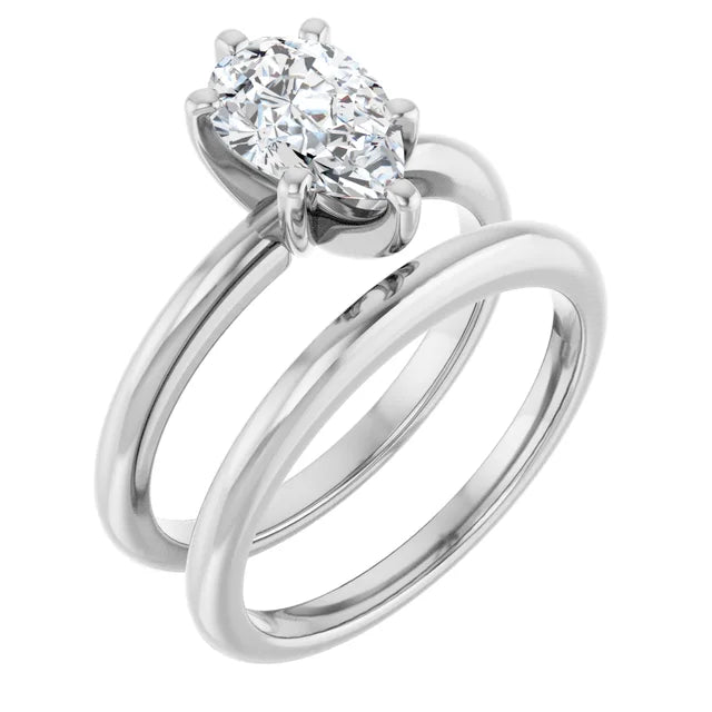 Classic Pear Solitaire ♦ 1.2 CT