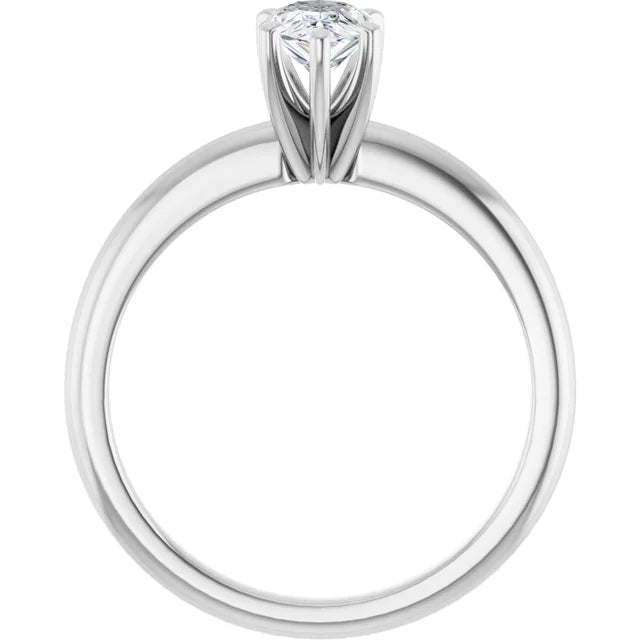 Classic Pear Solitaire ♦ 0.5 CT