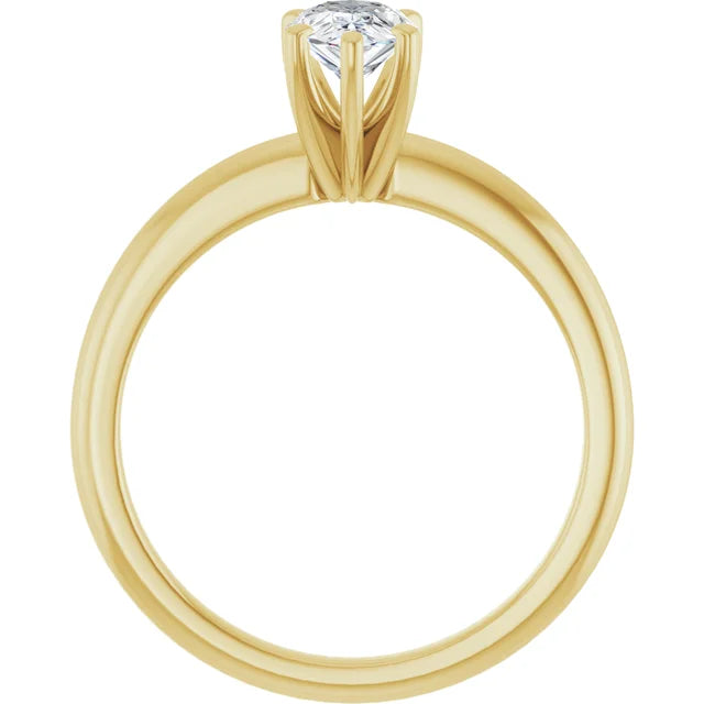 Classic Pear Solitaire ♦ 0.5 CT