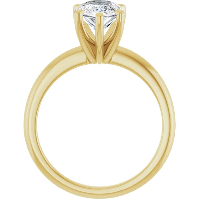 Classic Pear Solitaire ♦ 1.75 CT