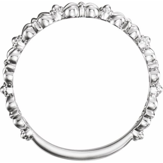 Quatrefoil Stackable Ring