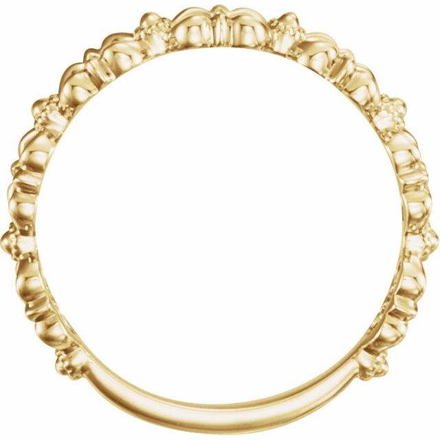 Quatrefoil Stackable Ring