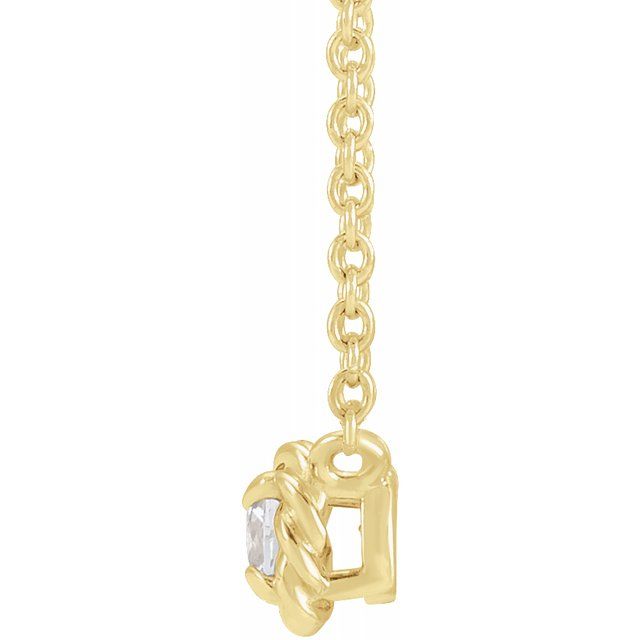Natural Diamond Rose Necklace