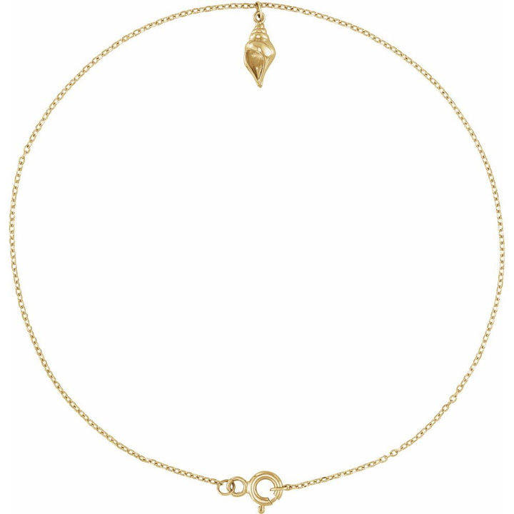 Shell 9" Anklet