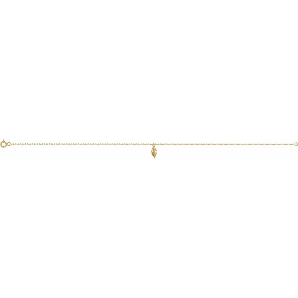 Shell 9" Anklet