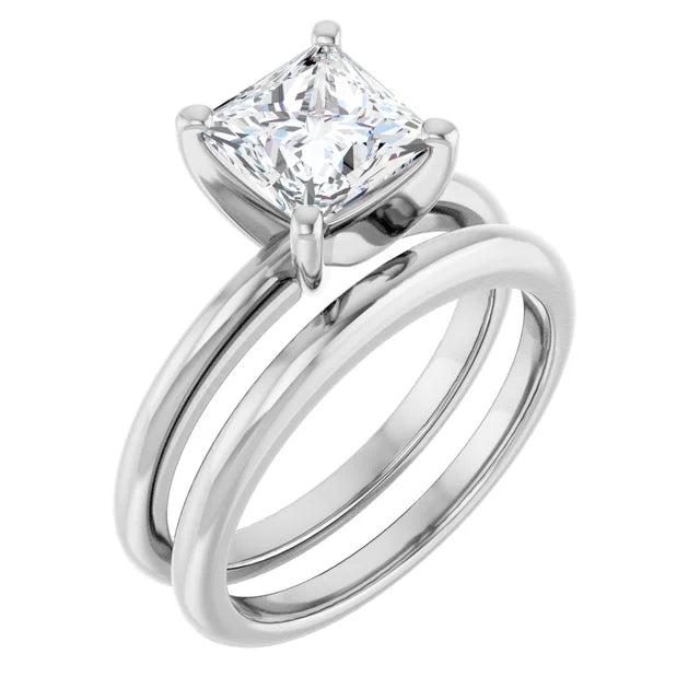 Classic Square Solitaire ♦ 1.75 CT