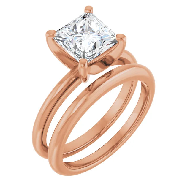 Classic Square Solitaire ♦ 2.15 CT
