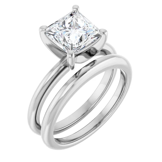 Classic Square Solitaire ♦ 2.15 CT