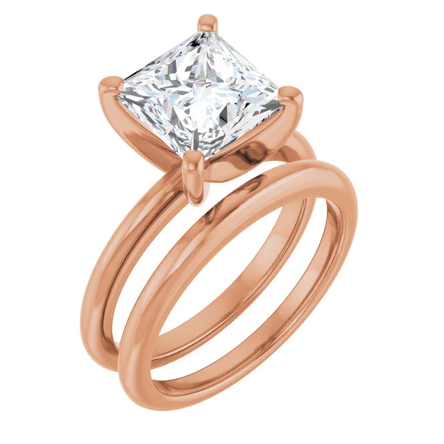 Classic Square Solitaire ♦ 3.5 CT
