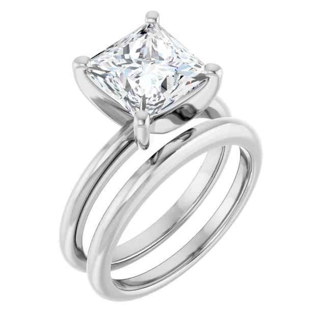 Classic Square Solitaire ♦ 3.5 CT
