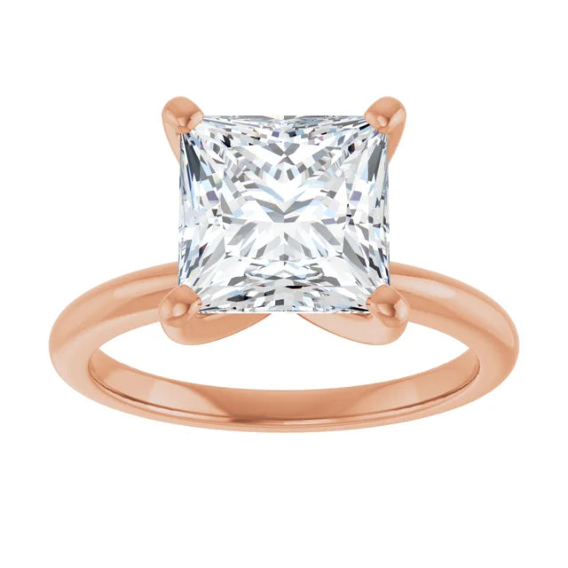 Classic Square Solitaire ♦ 3.5 CT