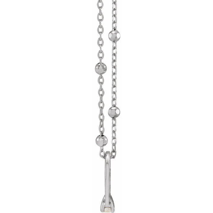 Tiny Lab-Grown Diamond Ring Necklace