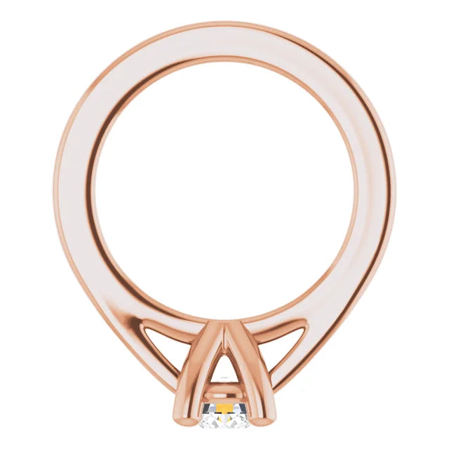 Tiny Lab-Grown Diamond Ring Pendant