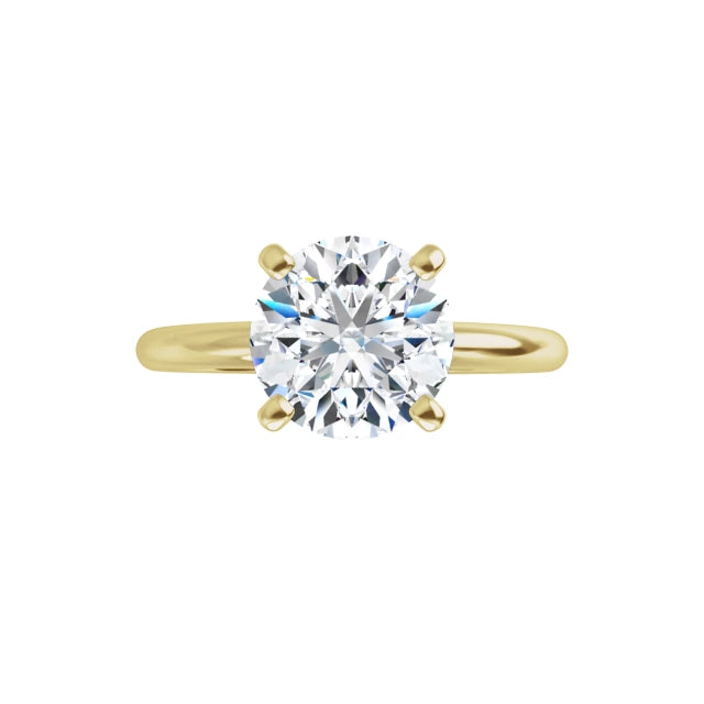The Classic Solitaire Ring ◆ Round 1.5 CT Center Stone