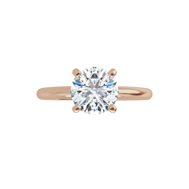 Round 1 CT Moissanite Classic Solitaire Ring