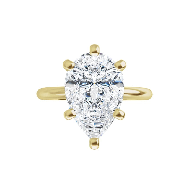 Classic Pear Solitaire ♦ 2.75 CT
