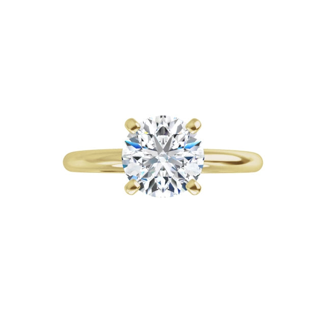 The Classic Solitaire Ring ◆ Round 1 CT Center Stone