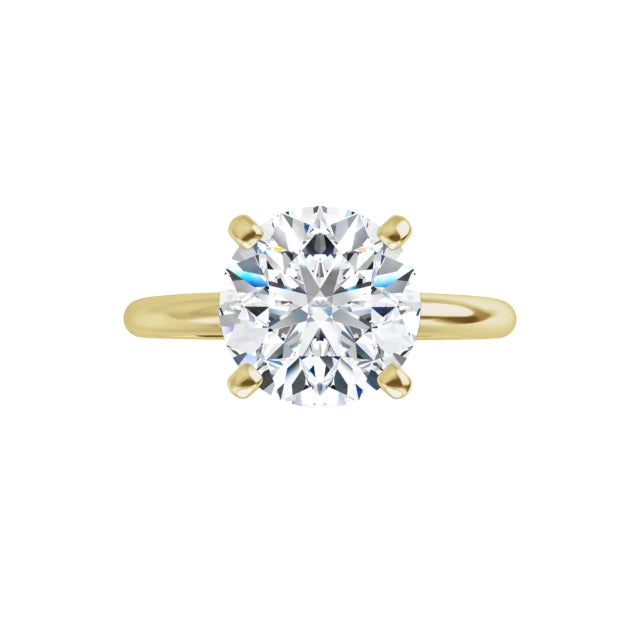 The Classic Solitaire Ring ◆ Round 2 CT Center Stone