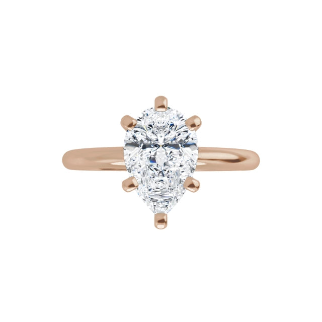 Classic Pear Solitaire ♦ 1.2 CT
