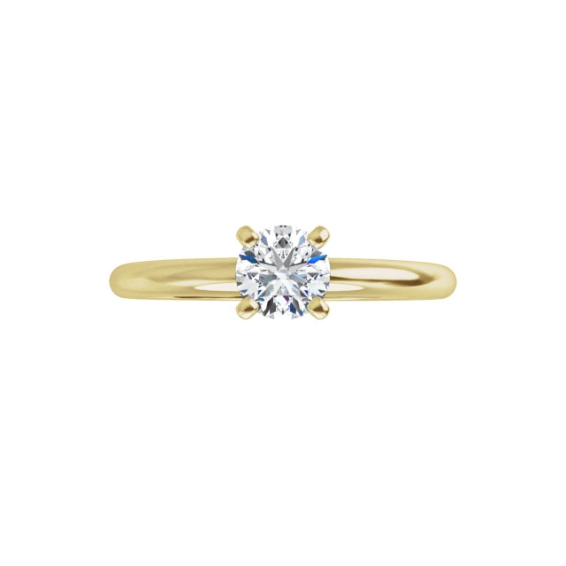Round 1/3 CT Moissanite Classic Solitaire Ring